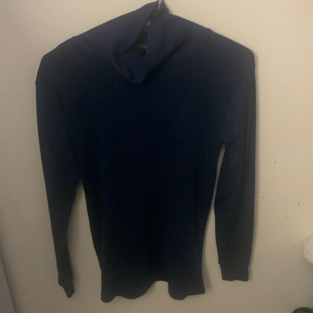 Lovely Dark Blue Canadian made Gordini Turtleneck Sweater SZ XL